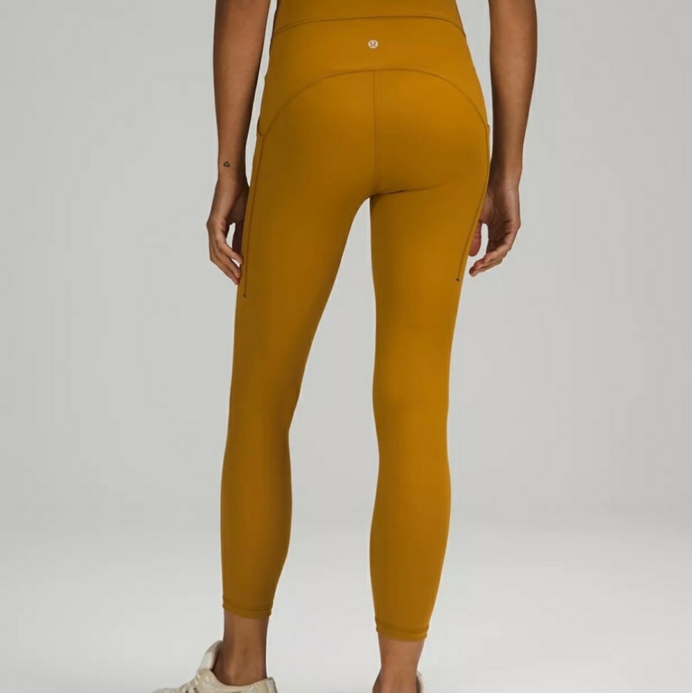 Lululemon Power Thru HR Tight  25" size 6 NWT Glossy Spice - Picture 8 of 8